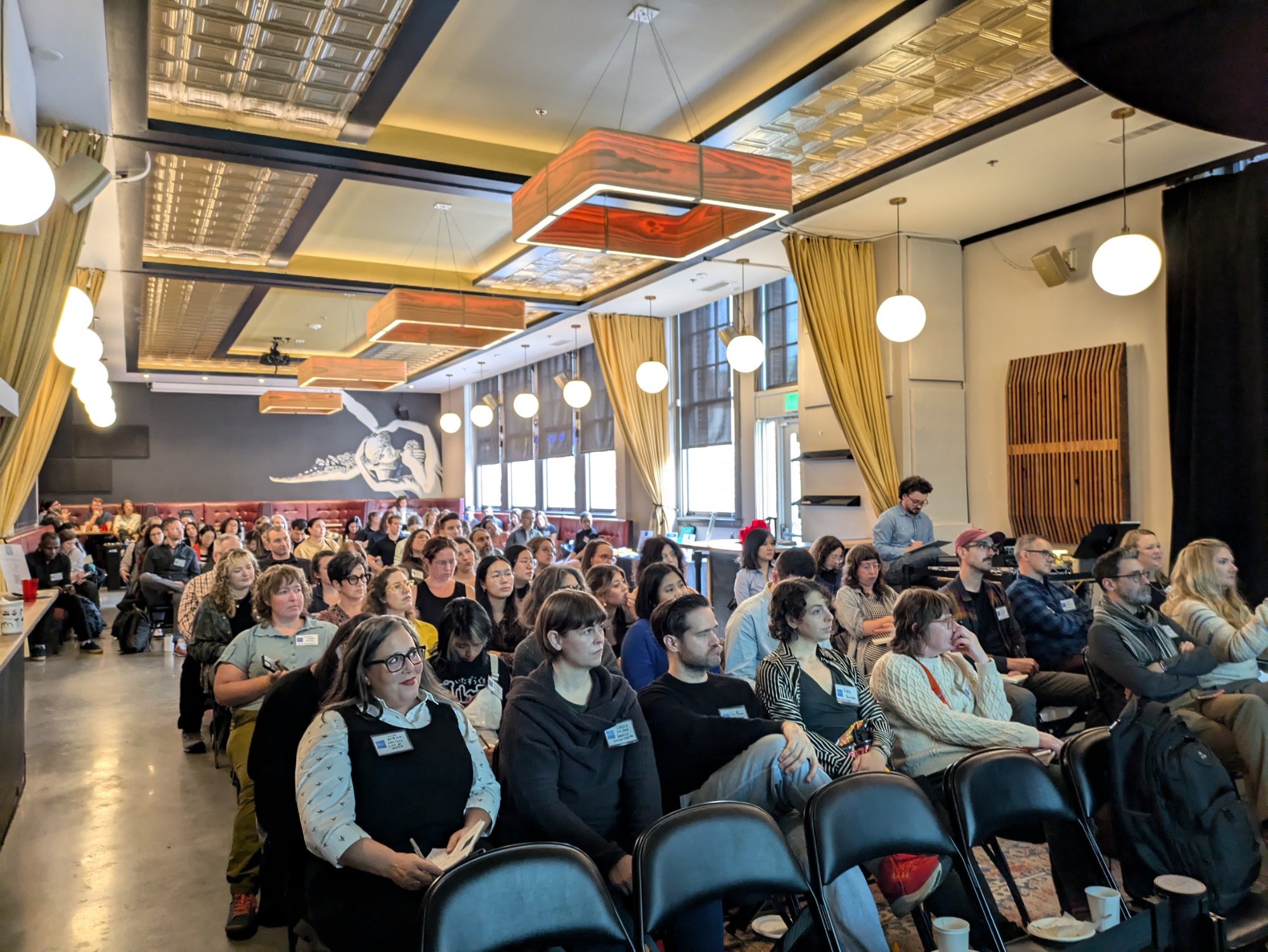 The audience at Design For The Public 24 in Portland